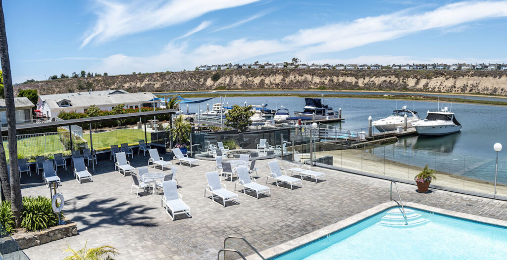 pool area at Bayside Village